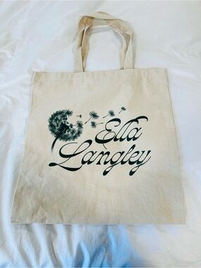 Ella Langley Dandelion Tour Concert Canvas Tote Bag Official Merch